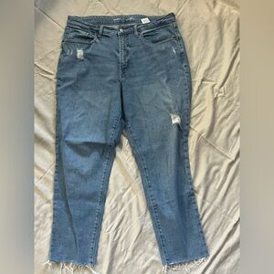 Old Navy size 16 OG straight leg with frayed bottom